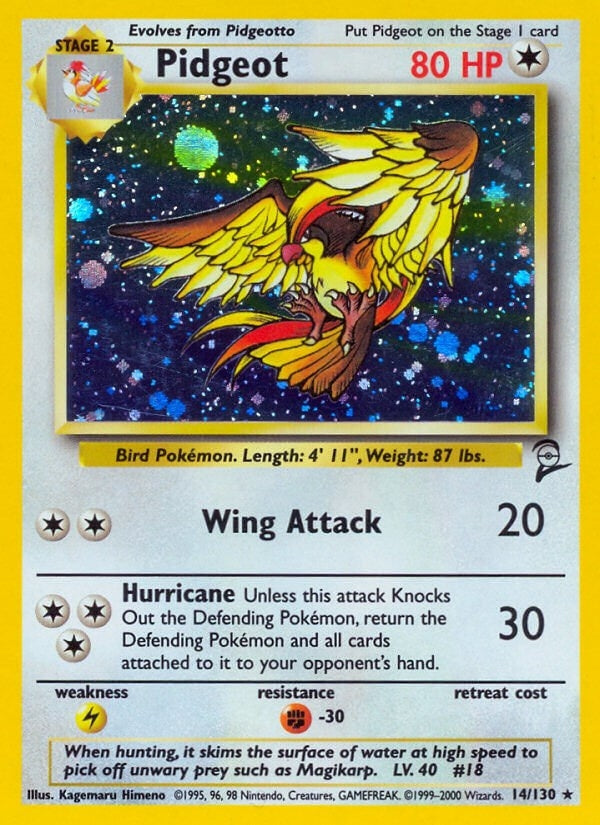 Image for Pidgeot (014/130) (BS2) - Pokemon