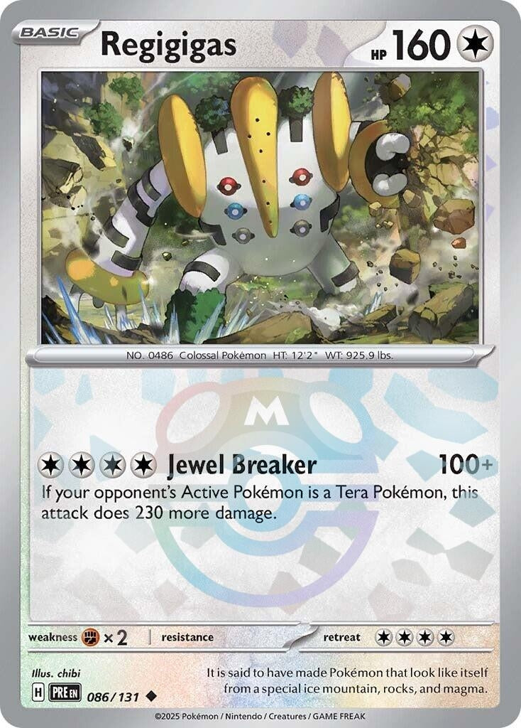 Image for Regigigas (Master Ball Pattern) (086/131) (PRE) - Pokemon