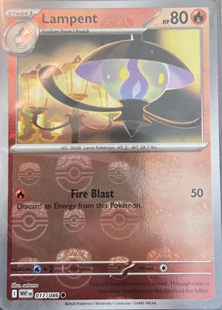 Lampent (Master Ball Pattern) (017/086) (WHT)