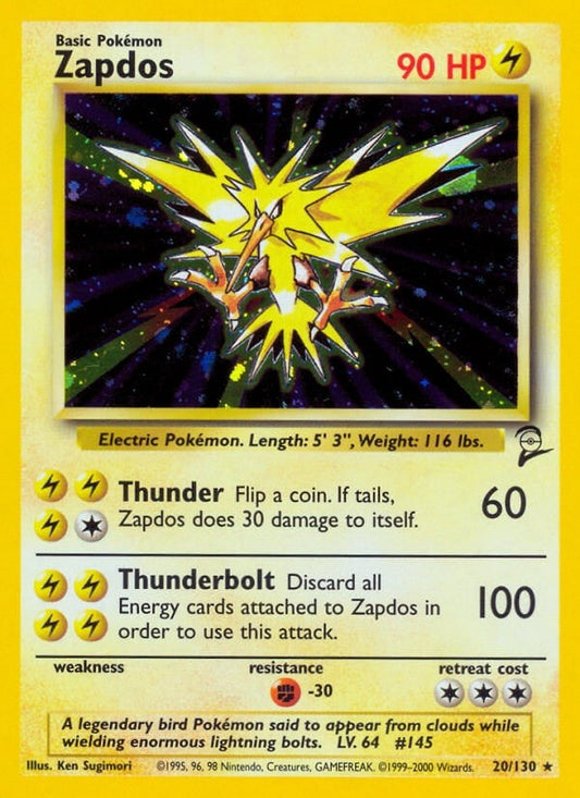 Image for Zapdos (020/130) (BS2) - Pokemon