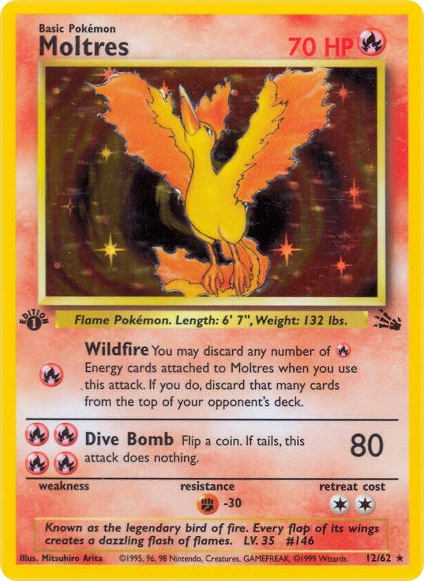 Image for Moltres (12) (12/62) (FO) - Pokemon