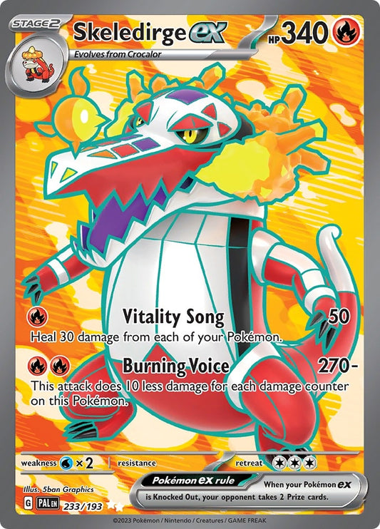 Image for Skeledirge ex (233/193) (PAL) - Pokemon