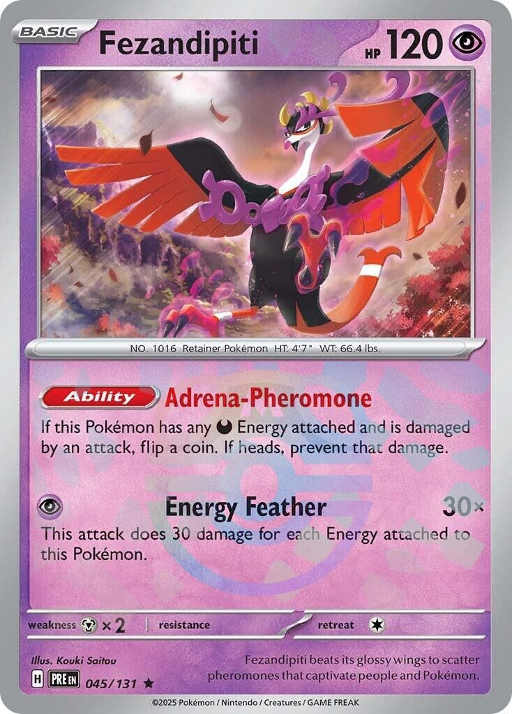 Image for Fezandipiti (Master Ball Pattern) (045/131) (PRE) - Pokemon