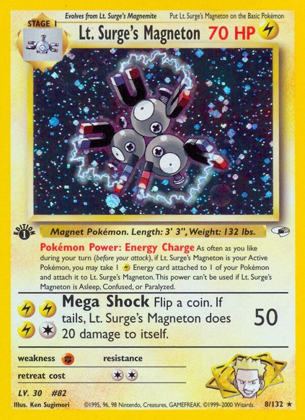 Image for Lt. Surge's Magneton (008/132) (G1) - Pokemon