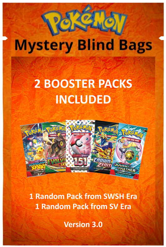 Pokemon Mystery Blind Bag Version 3.0 - 2 Random Packs