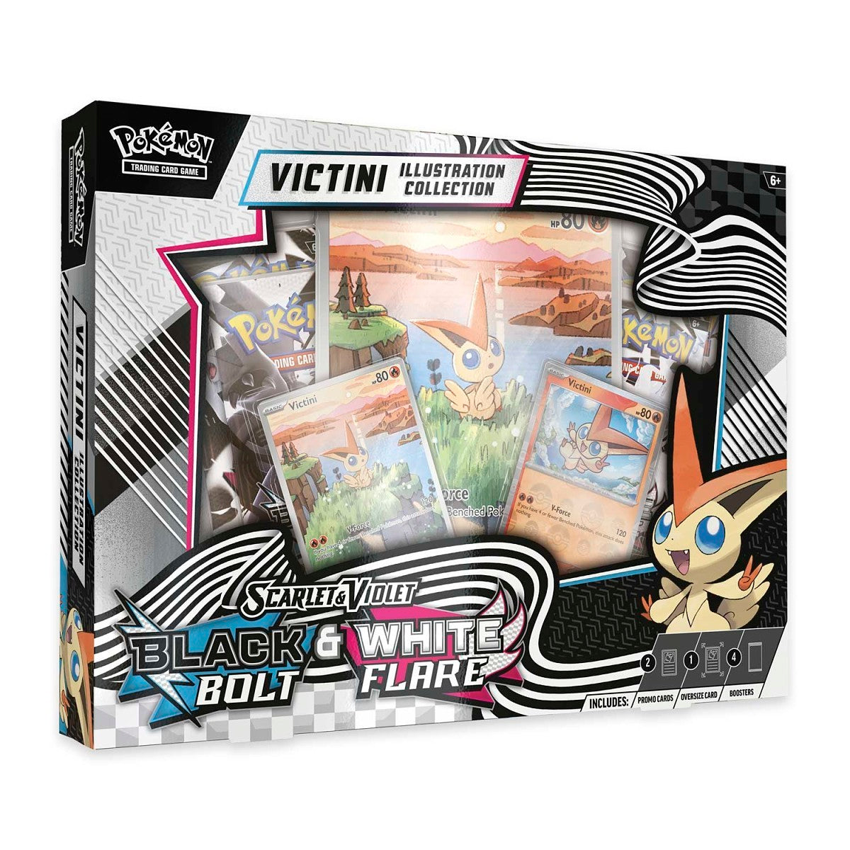 Black & White Unova Victini Illustration Collection