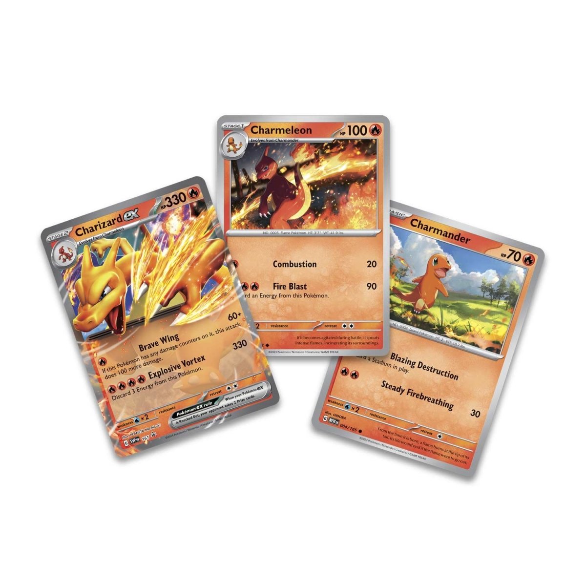 Charizard Display Figure w/ 3 Promo cards