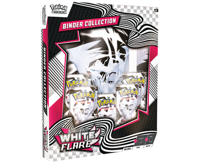 White Flare Binder Collection Box